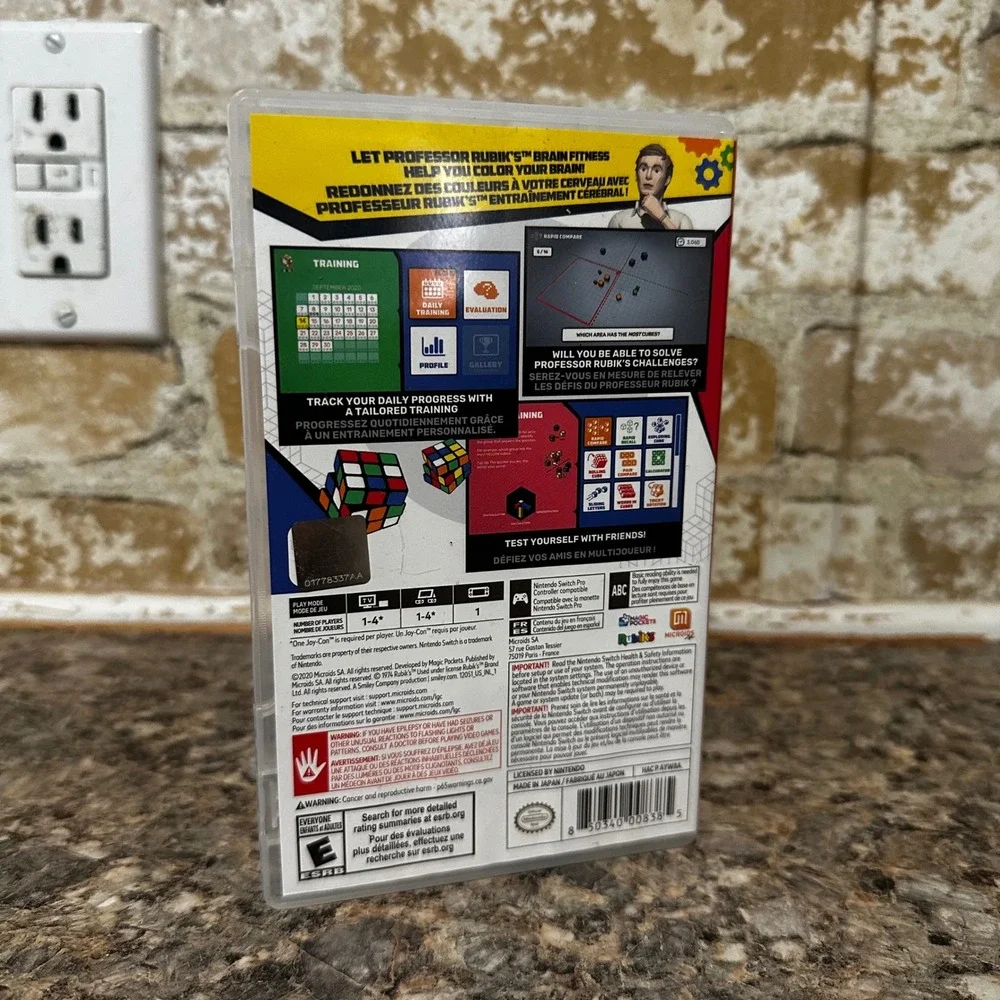 Microids Professor Rubik's Brain Fitness Nintendo Switch One Size Good Puzzle